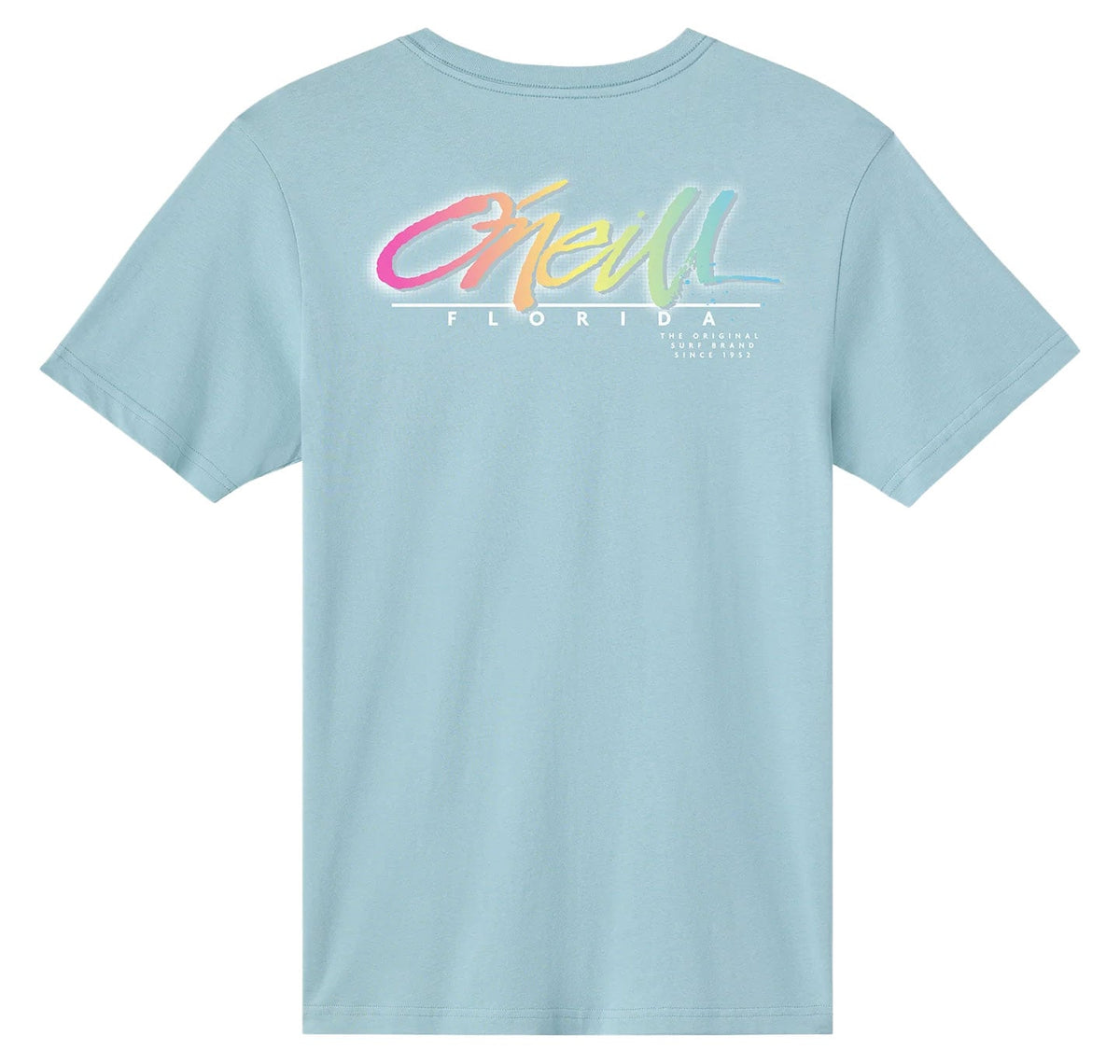 O'Neill FL Keys Classic Men's Short Sleeve T-Shirt - Stone Blue – back view