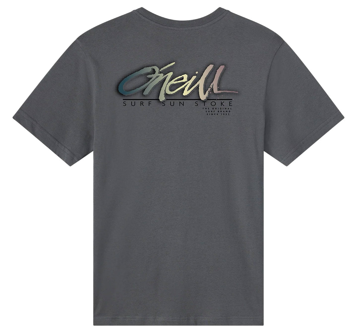 O'Neill Keys Classic Men's Short Sleeve T-Shirt - Dark Shadow – back view