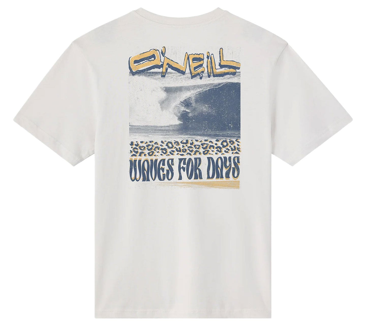 O'Neill Bomb It Classic Men's Short Sleeve T-Shirt - Ash – back view