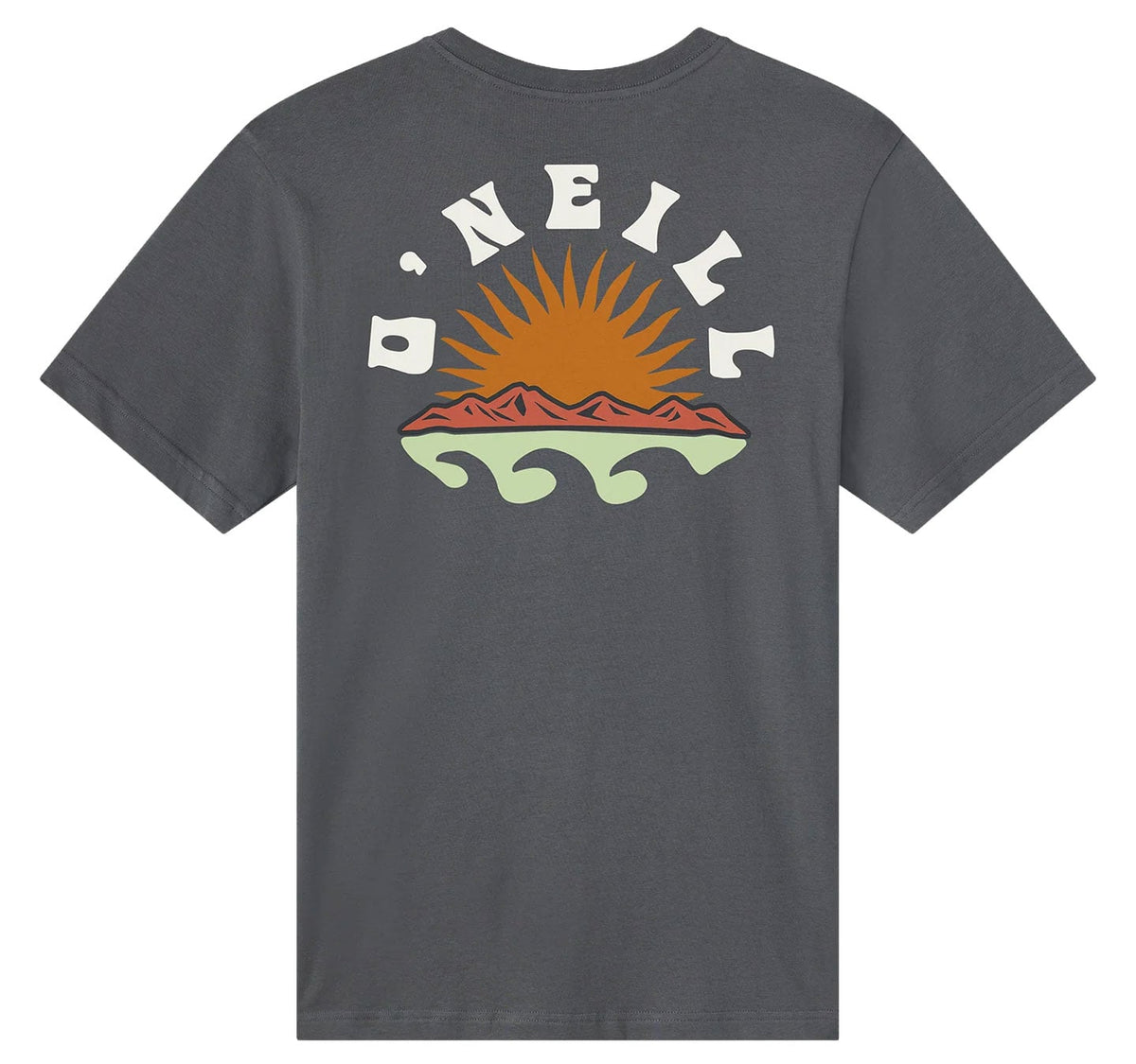 O'Neill Solar Scenic Classic Men's Short Sleeve T-Shirt - Dark Shadow – back view
