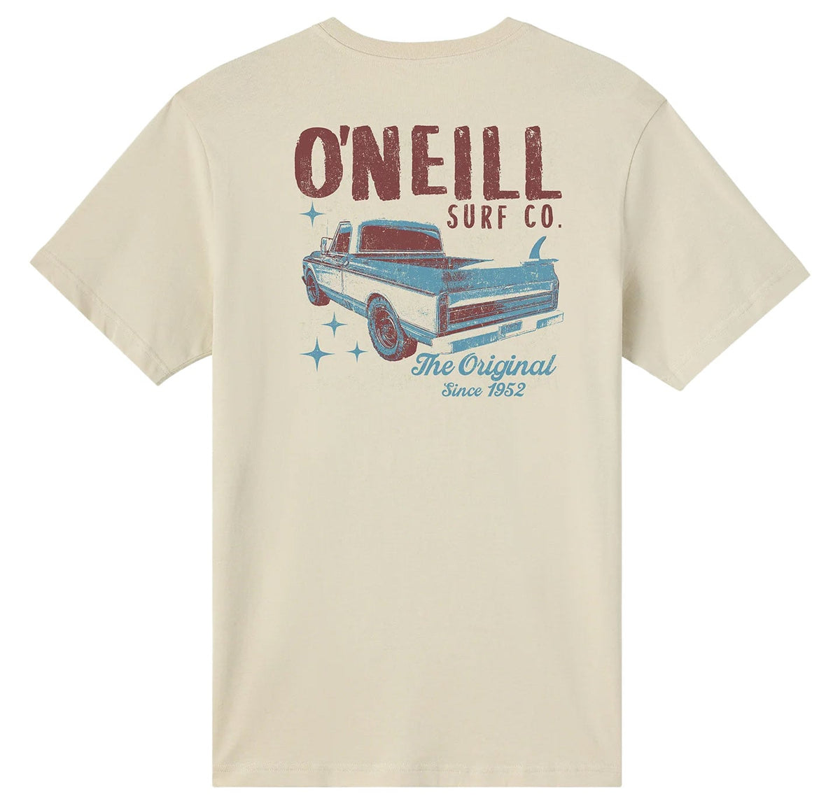 O'Neill Open Road Classic Men's Short Sleeve T-Shirt - Khaki 2 – back view