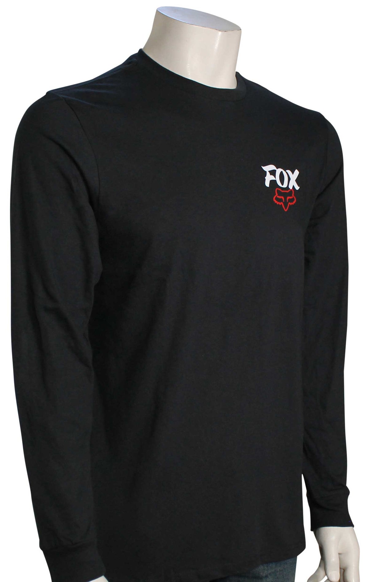 Fox Traditional LS T-Shirt - Black, front view