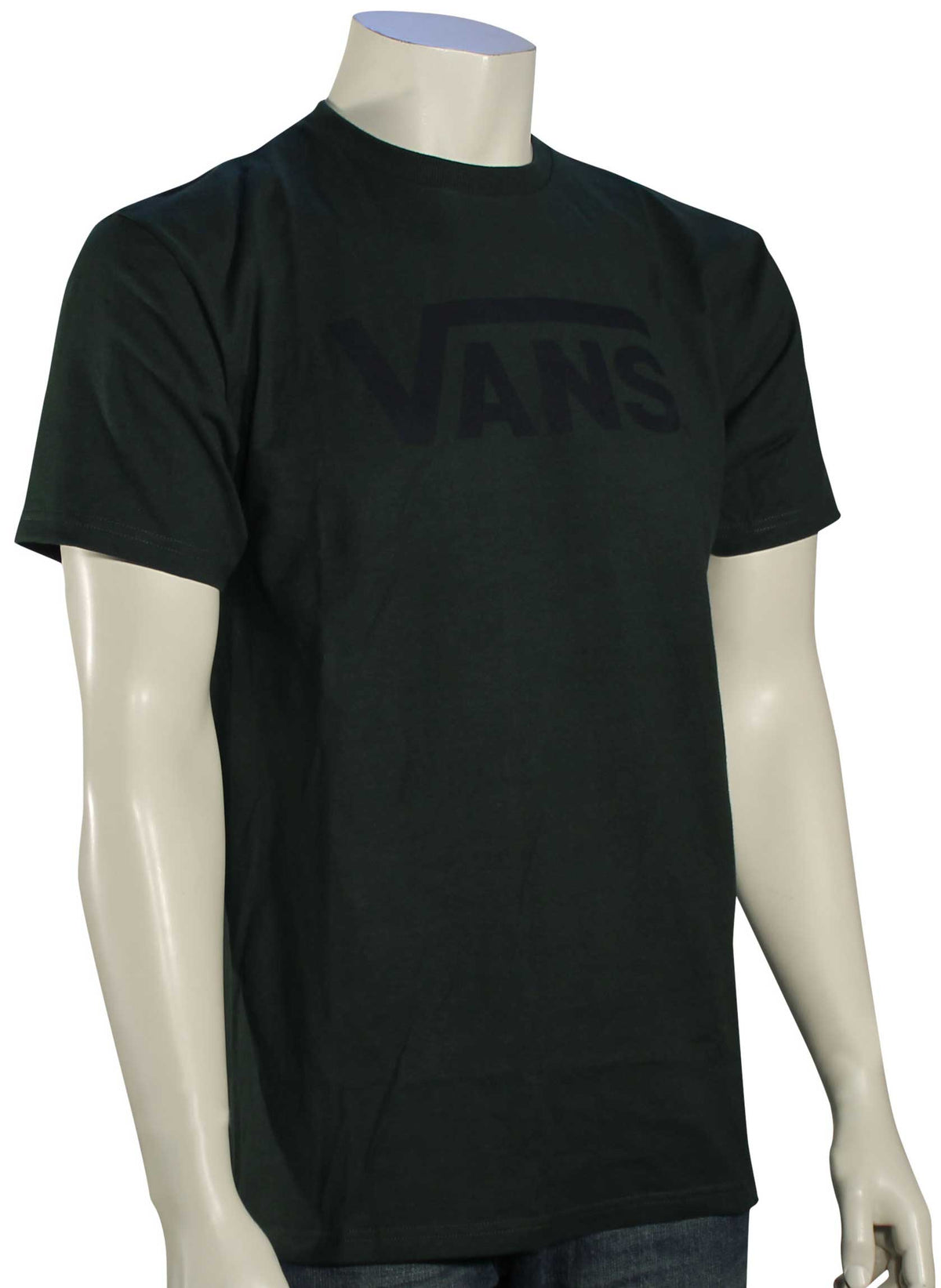 Vans Classic T-Shirt - Forest / Medieval Blue , front view
