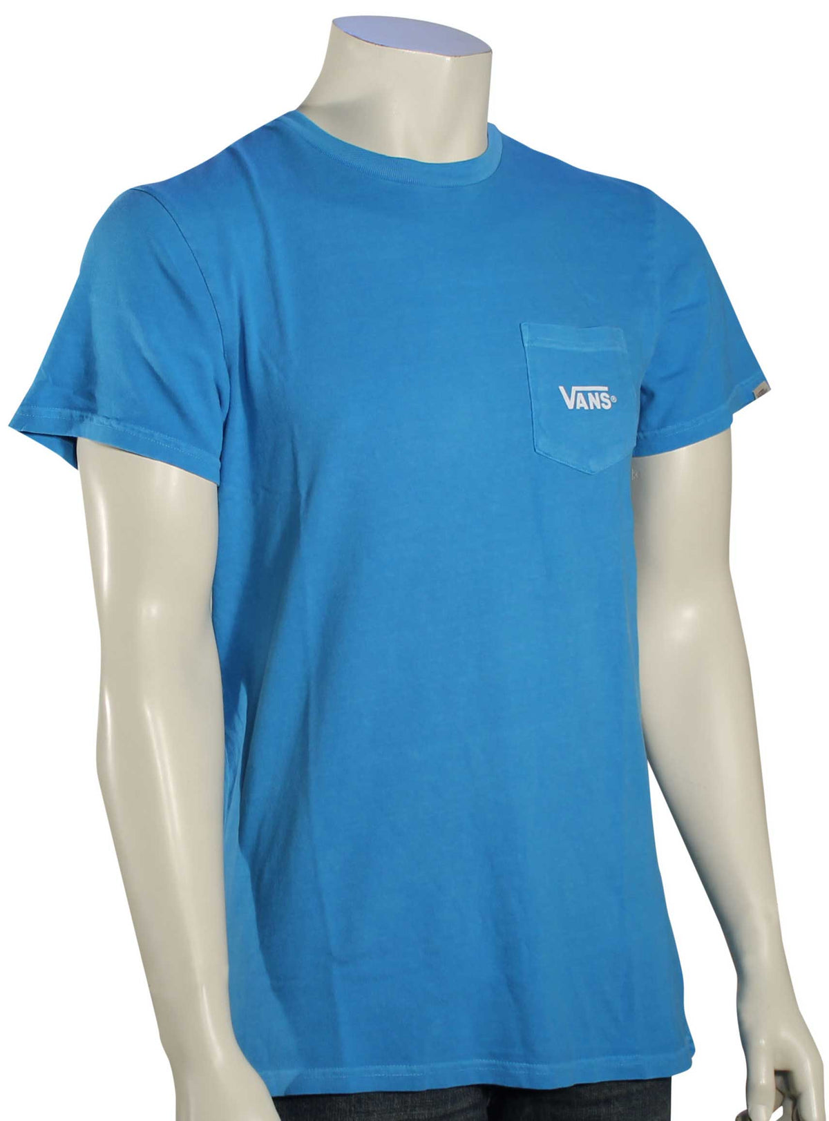 Vans Drop Pocket T-Shirt - Maliblue, front view