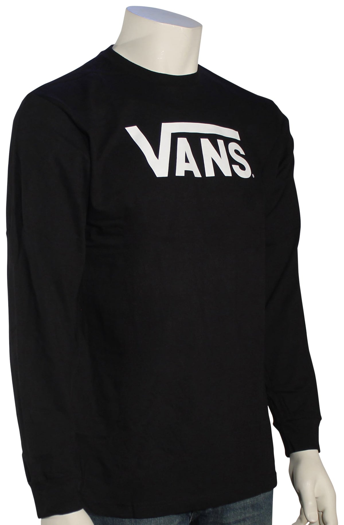 Vans Classic LS T-Shirt - Black / White