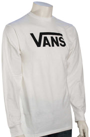 Vans Classic LS T-Shirt - White / Black - XL
