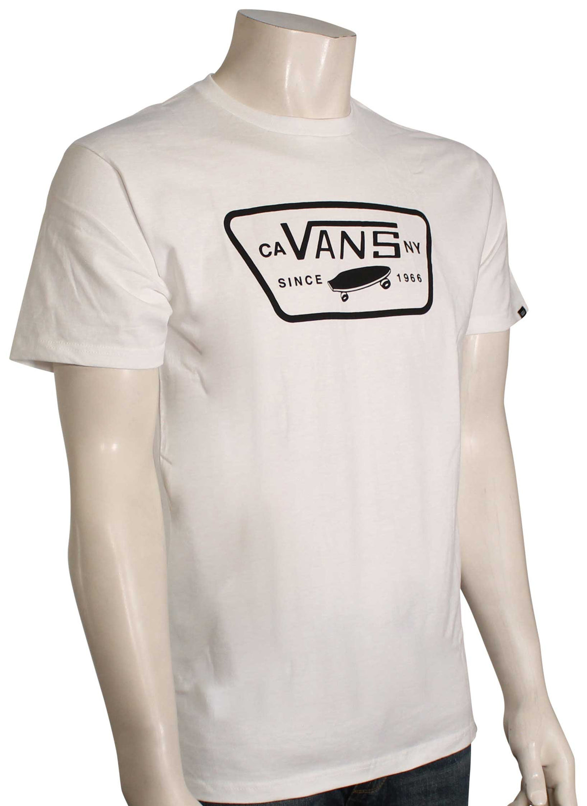 Vans Full Patch T-Shirt - White, front view