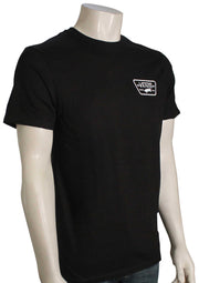 Vans Full Back Patch T-Shirt - Black / White