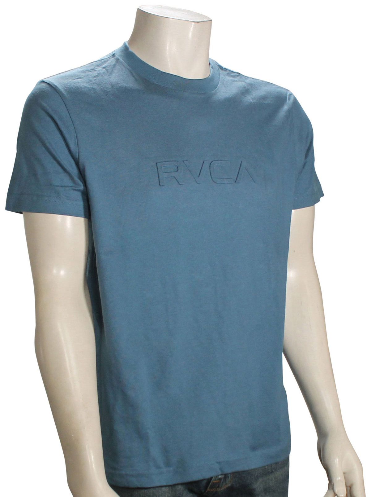 RVCA Big RVCA Embossed T-Shirt - Cool Blue