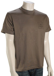 RVCA All The Way Embossed SS T-Shirt - Mushroom