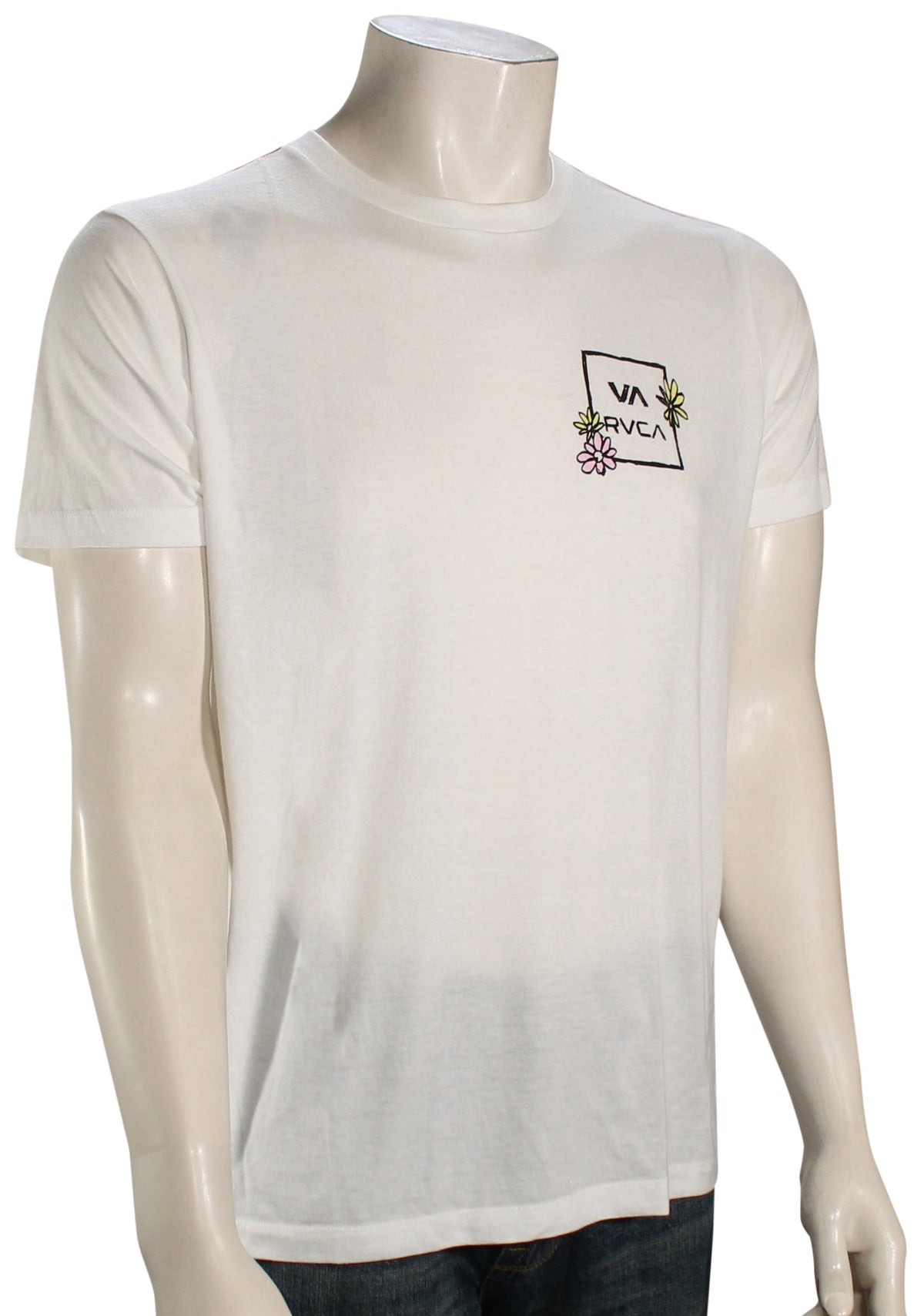 RVCA VA All The Way SS T-Shirt - Antique White