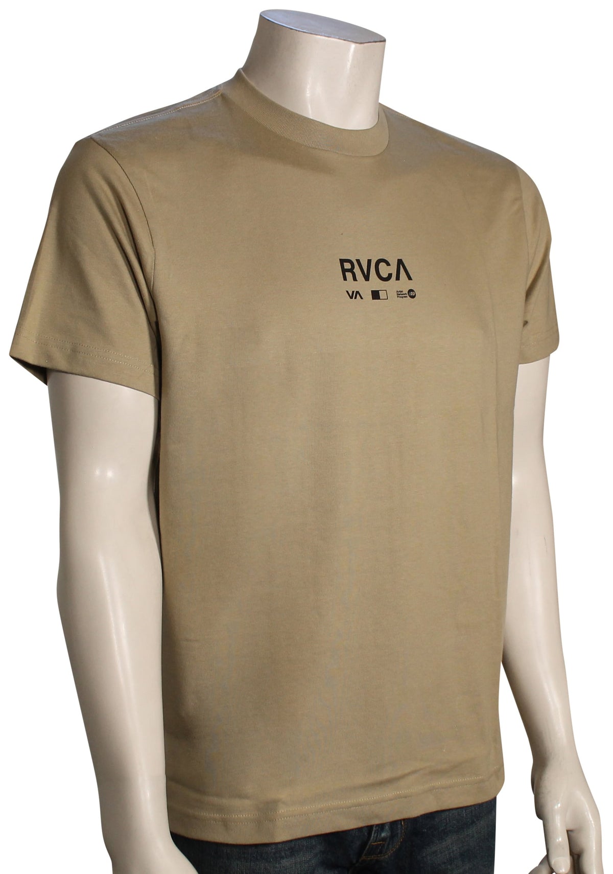 RVCA Textbook SS T-Shirt - Khaki