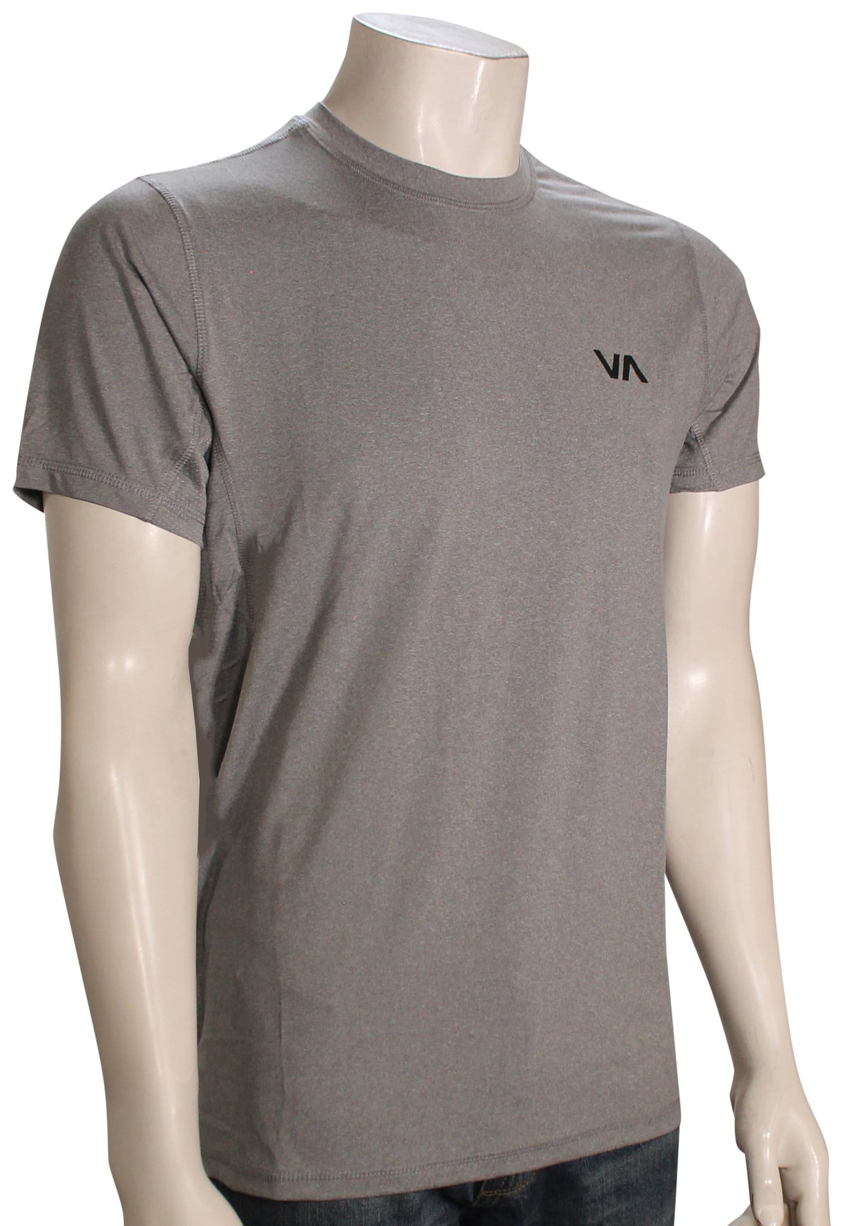 RVCA Sport Vent Performance T-Shirt - Heather Grey