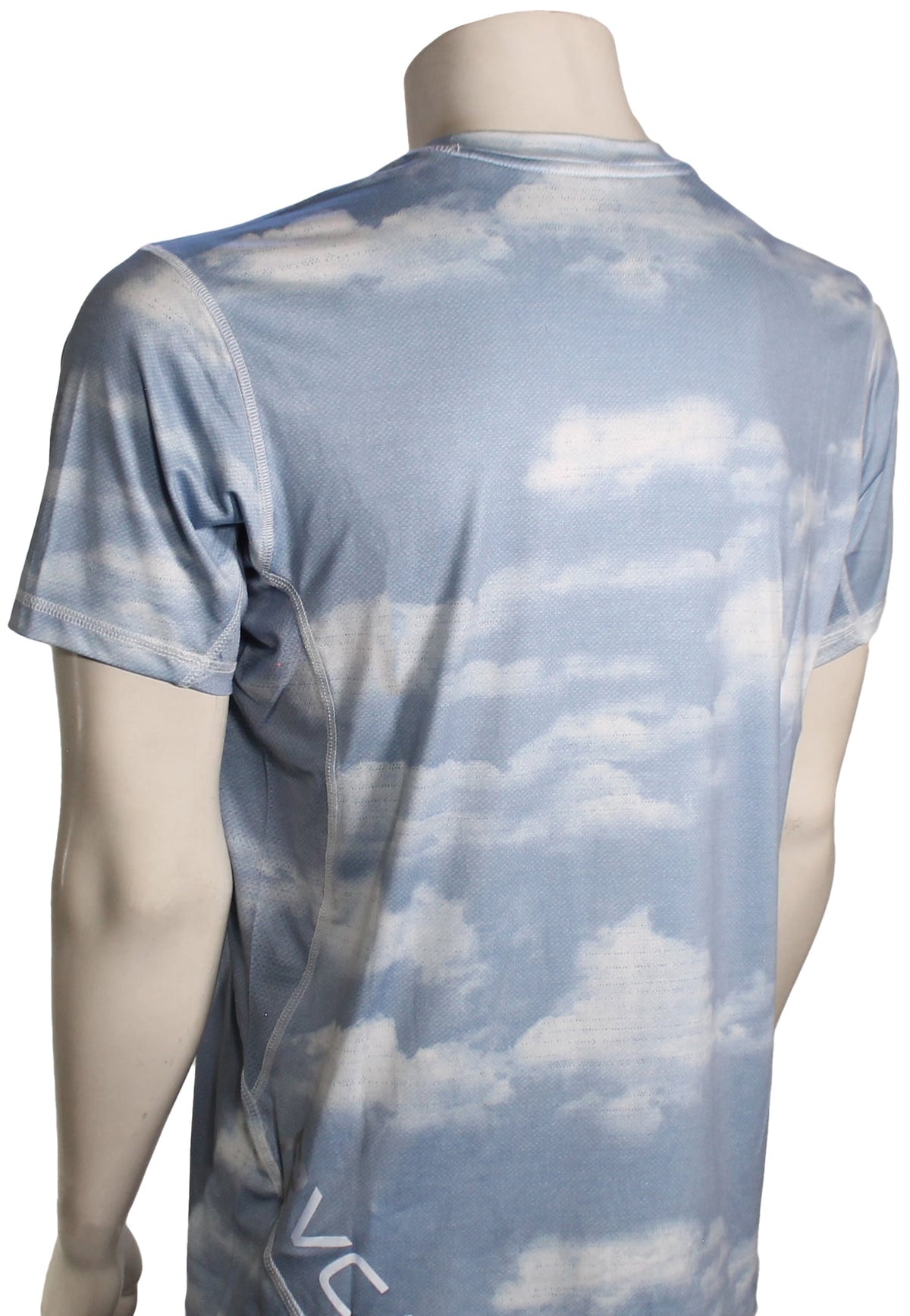 RVCA Sport Vent Performance T-Shirt - Blue Sky – back view