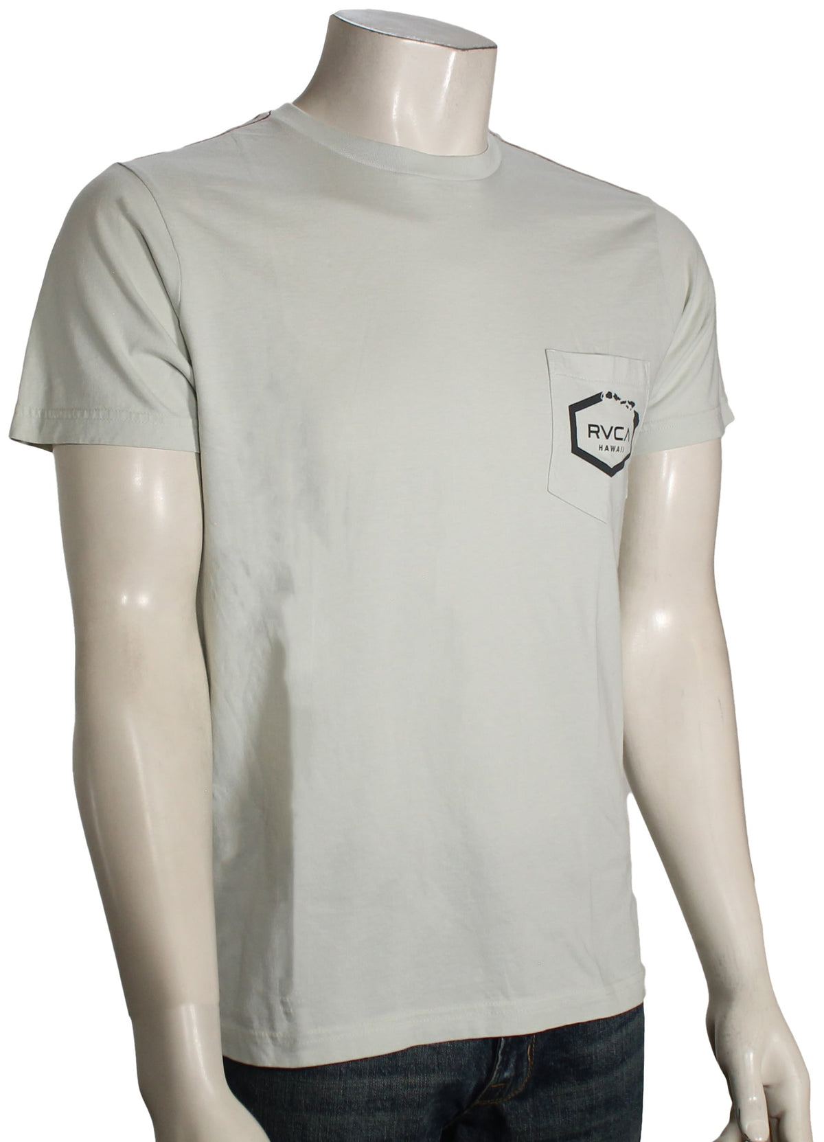 RVCA Island Hex Pocket SS T-Shirt - Green Tea