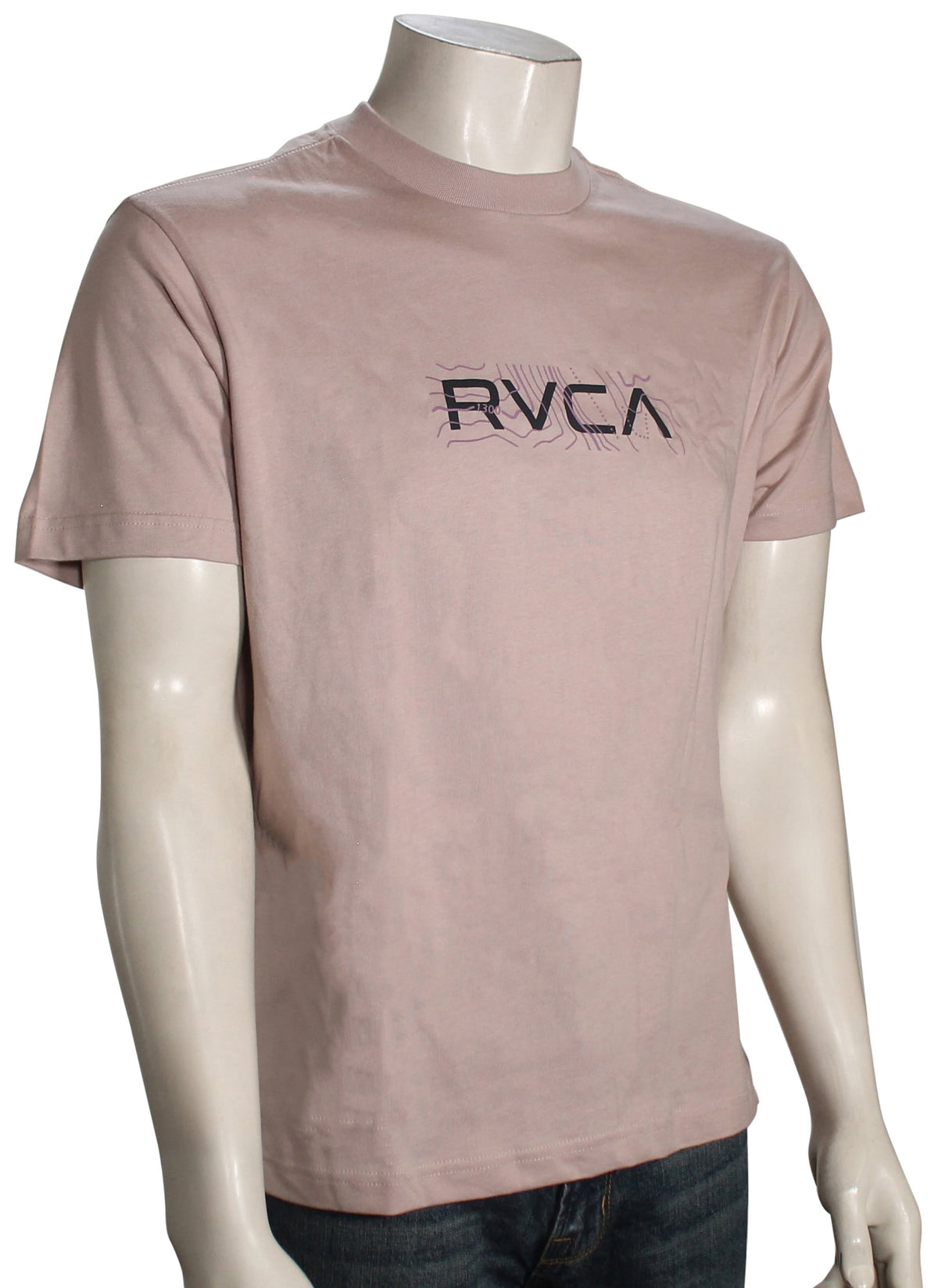 RVCA Topo Two SS T-Shirt - Pale Mauve