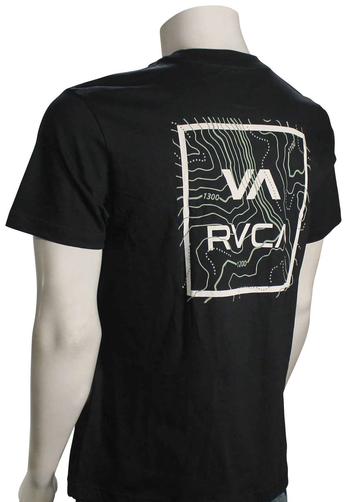 RVCA Topo Two SS T-Shirt - Black – back view