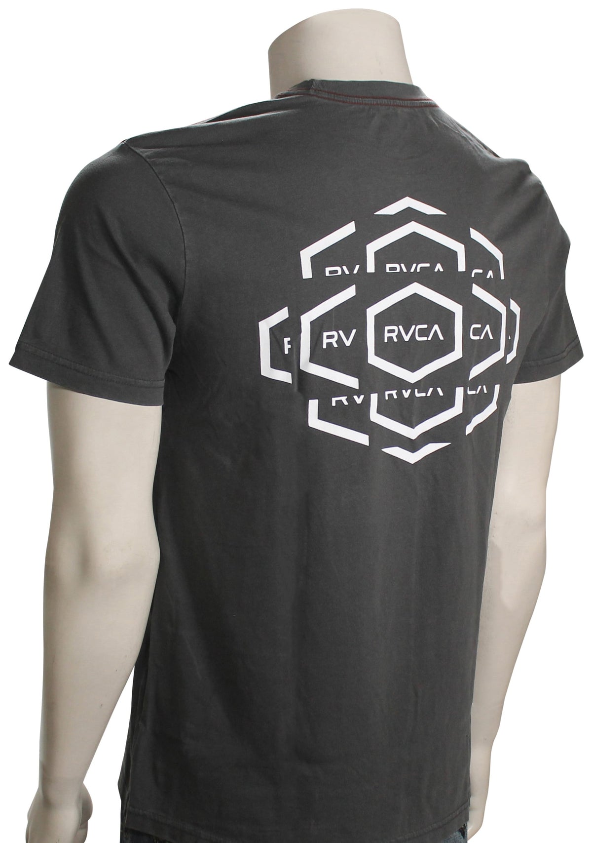 RVCA Hexalot SS T-Shirt - Pirate Black – back view
