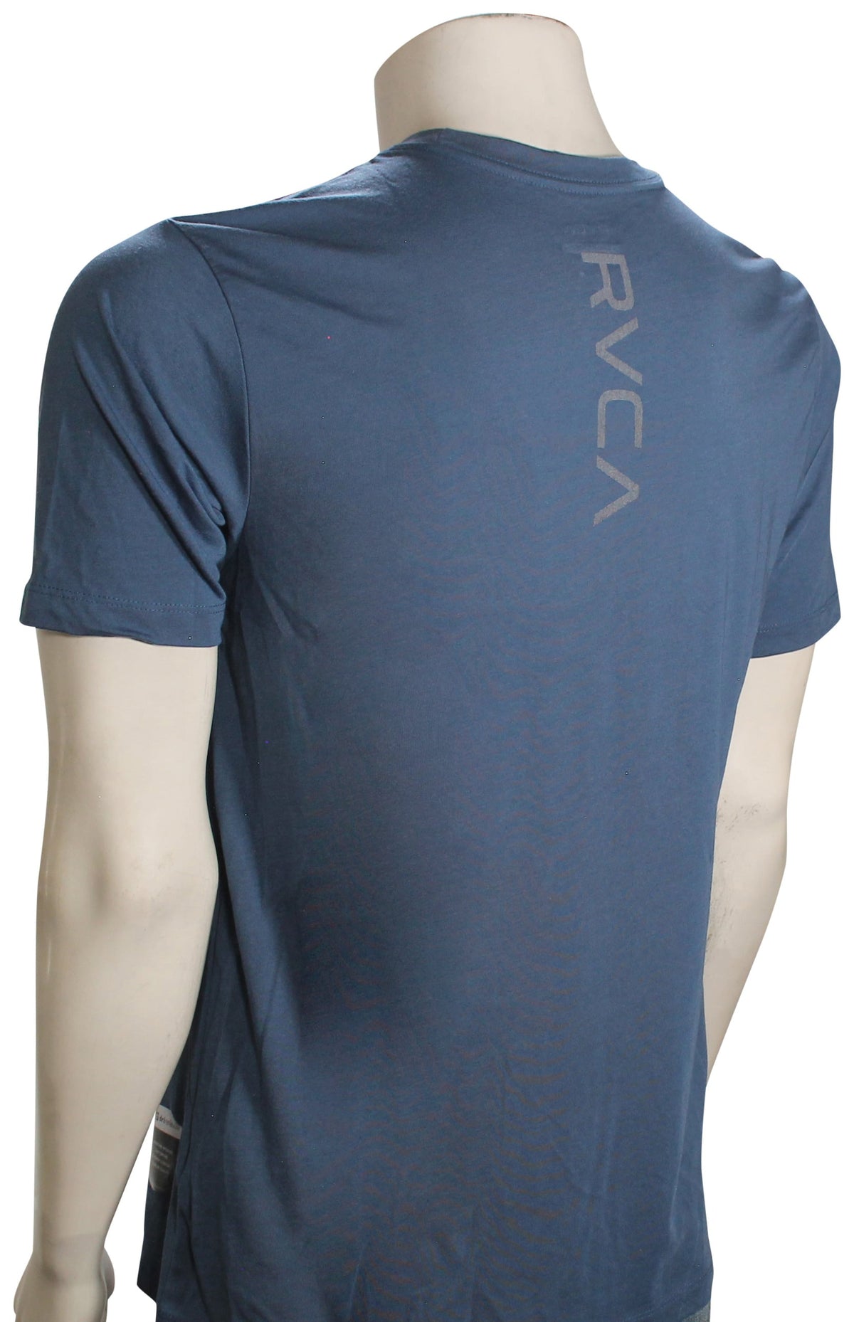 RVCA VA Mark Reflective SS T-Shirt - Dark Denim – back view