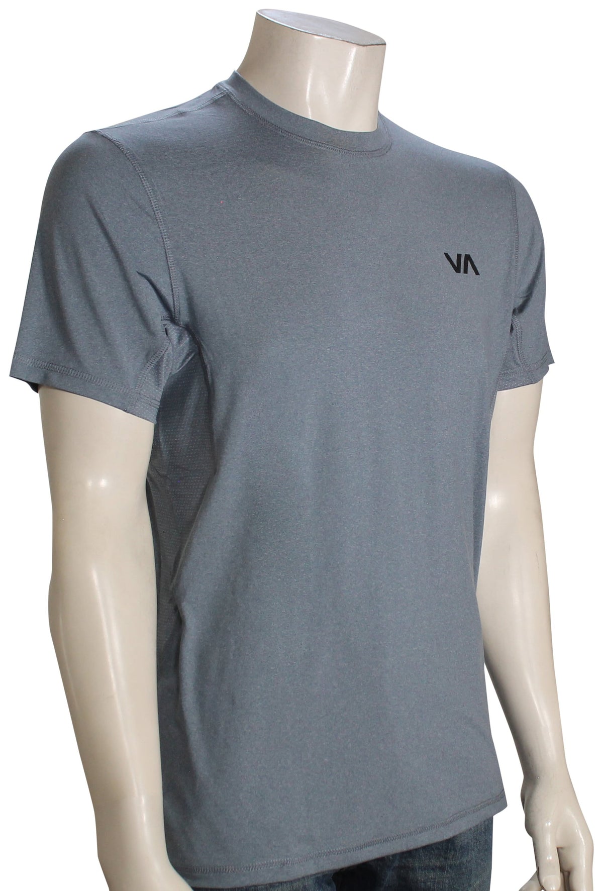 RVCA Sport Vent Performance T-Shirt - Vintage Navy Heather