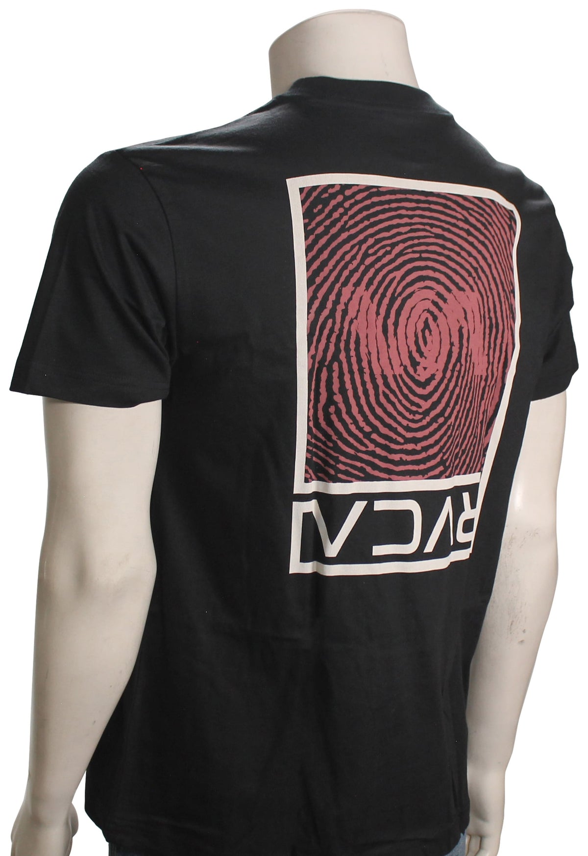 RVCA Print SS T-Shirt - Black – back view