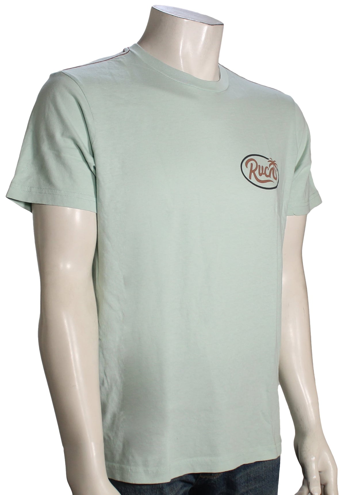 RVCA Frond Script SS T-Shirt - Blue Haze