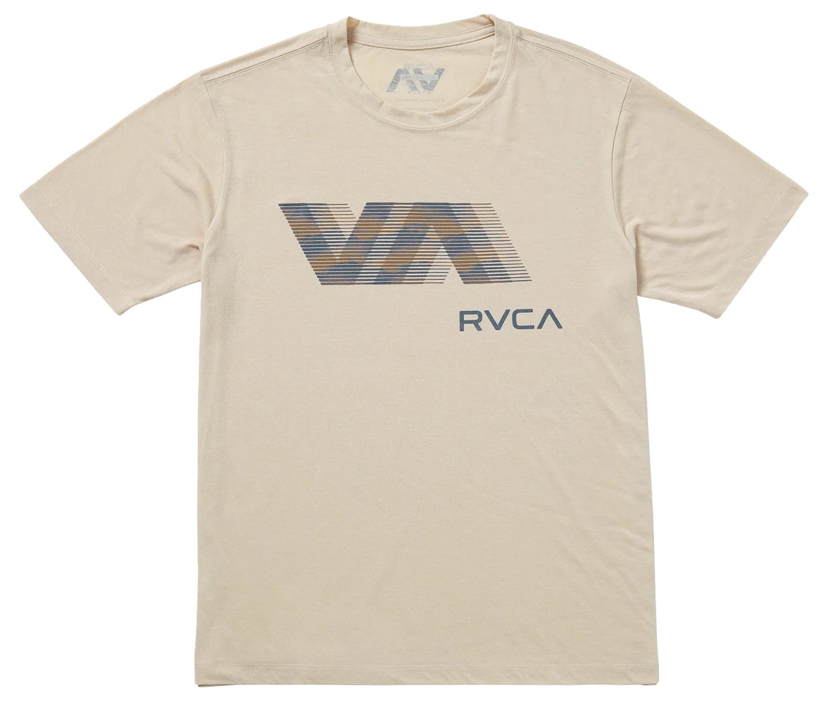 RVCA Blur Fill SS T-Shirt - Light Khaki
