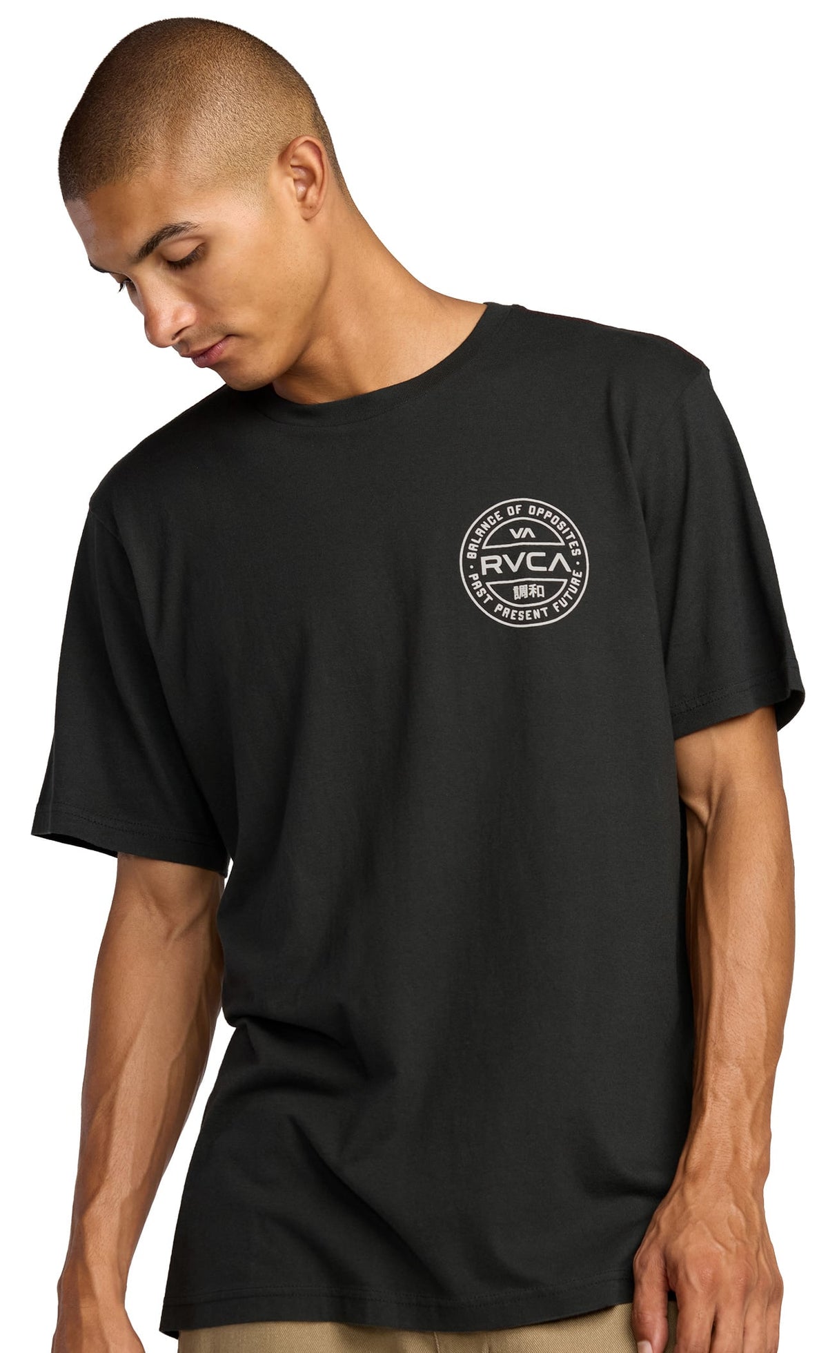 RVCA Fuel Cap SS T-Shirt - Pirate Black