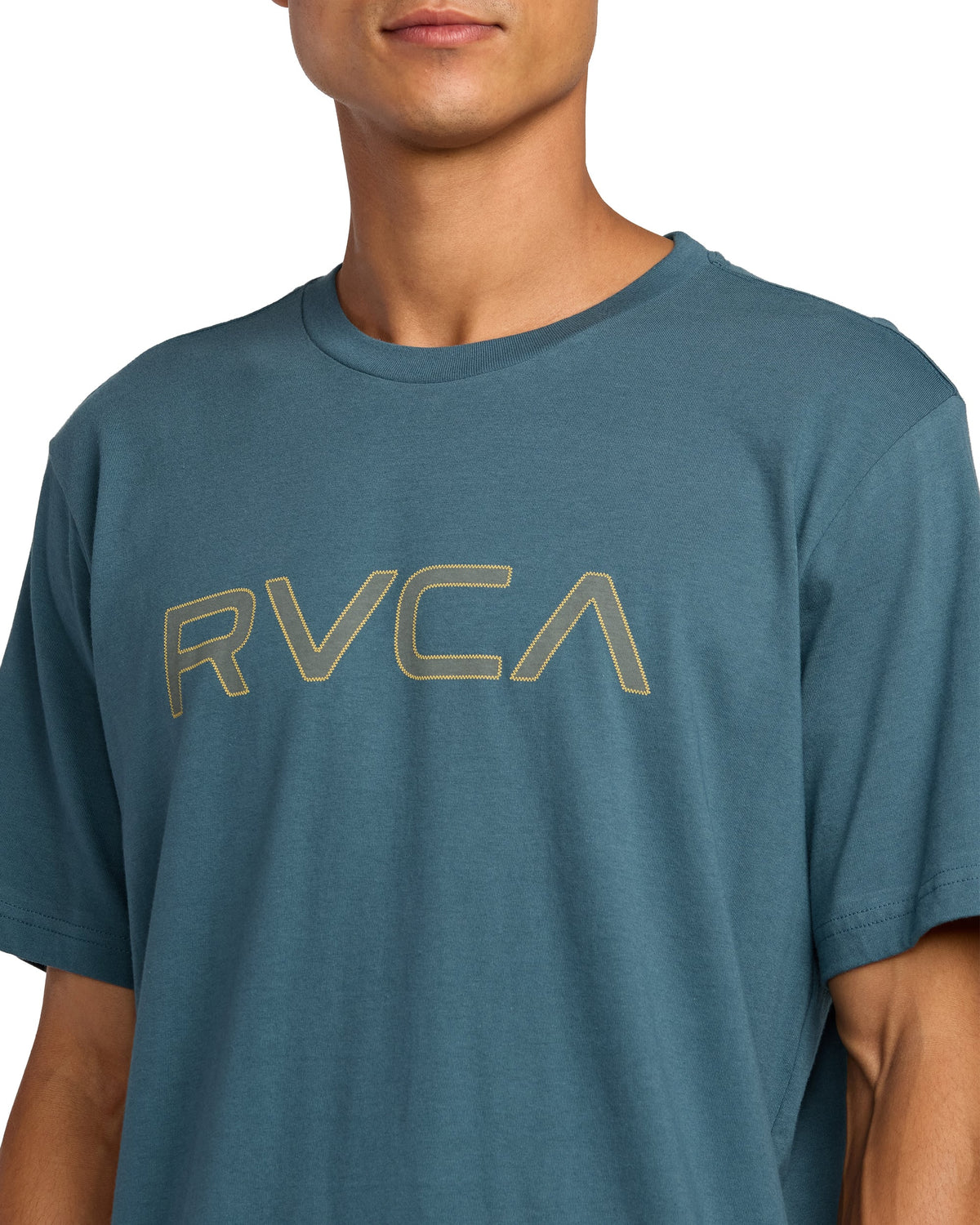 RVCA Big Stitch SS T-Shirt - Duck Blue – alternate view 1