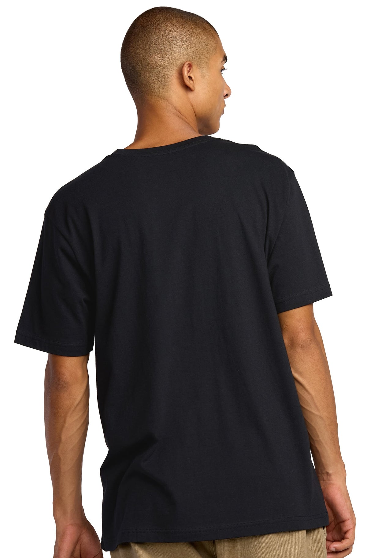RVCA Big Stitch SS T-Shirt - Black – back view