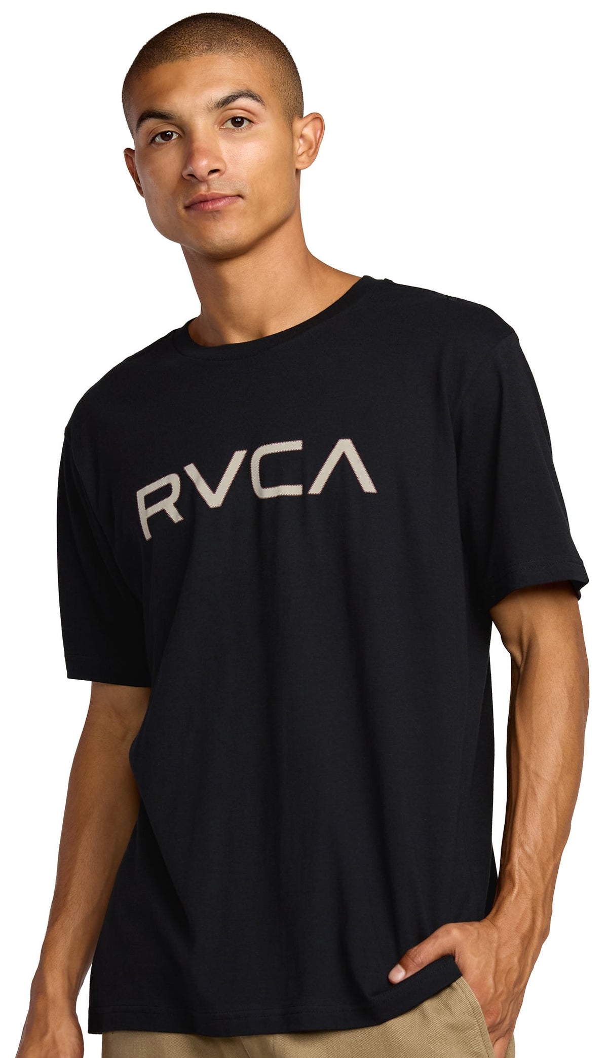 RVCA Big Stitch SS T-Shirt - Black