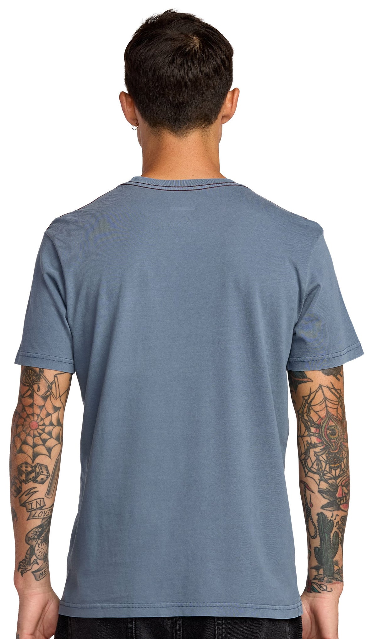 RVCA PTC Pigment SS T-Shirt - Vintage Navy – back view