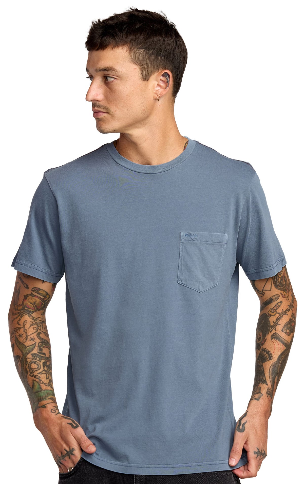RVCA PTC Pigment SS T-Shirt - Vintage Navy