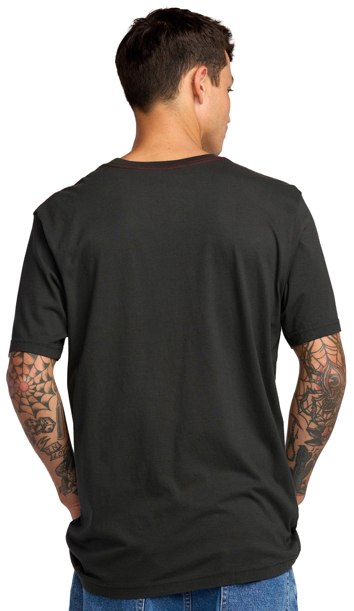 RVCA Trespass SS T-Shirt - Pirate Black – back view