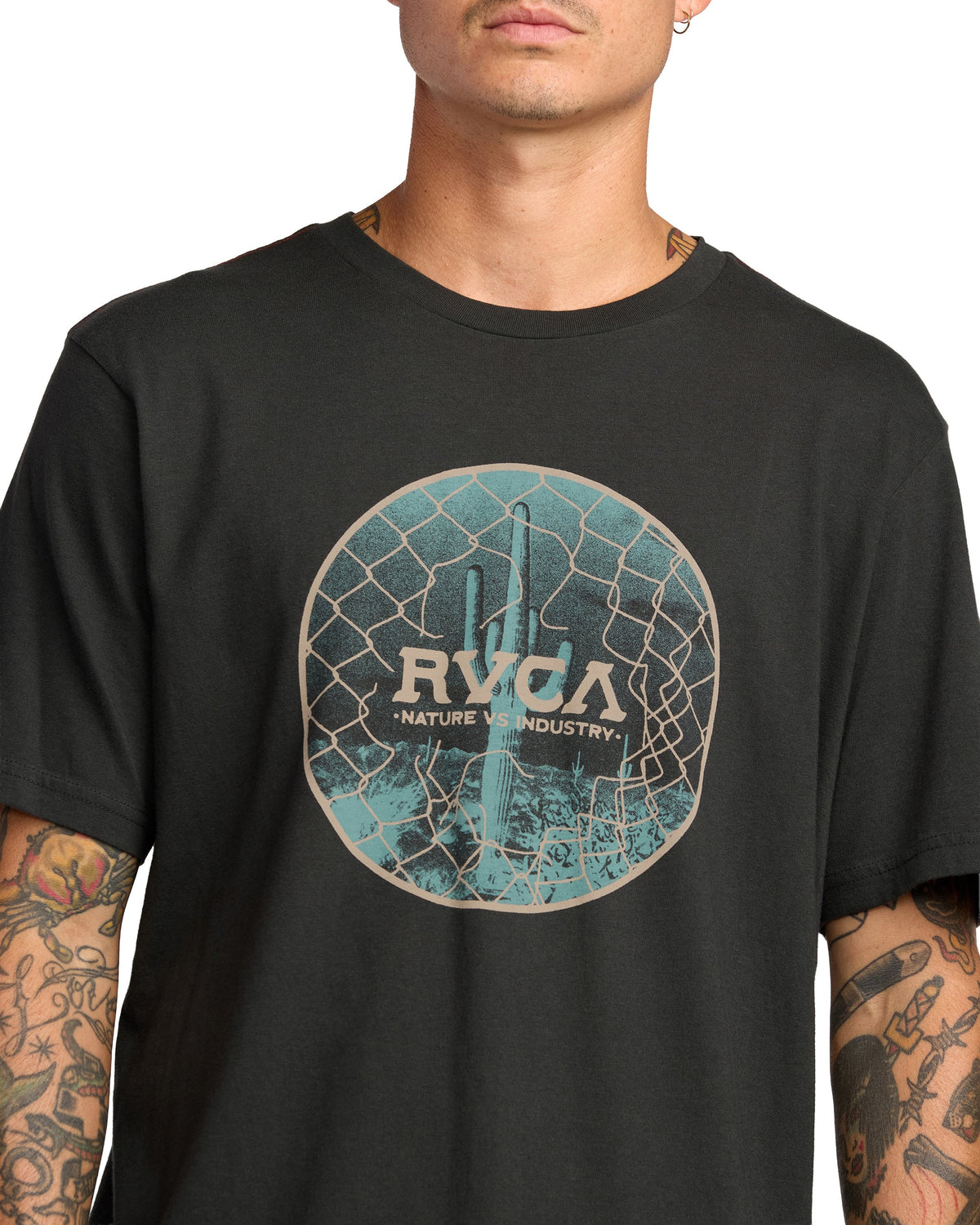 RVCA Trespass SS T-Shirt - Pirate Black – alternate view 1