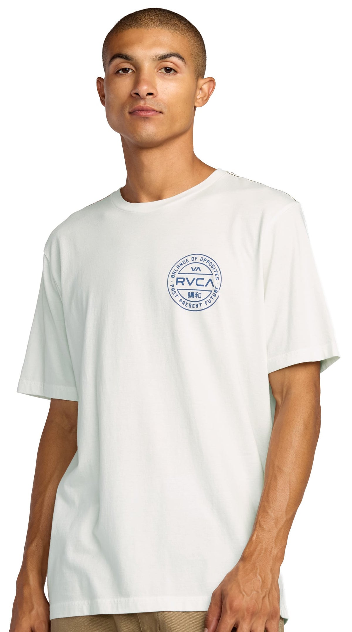 RVCA Fuel Cap SS T-Shirt - Antique White