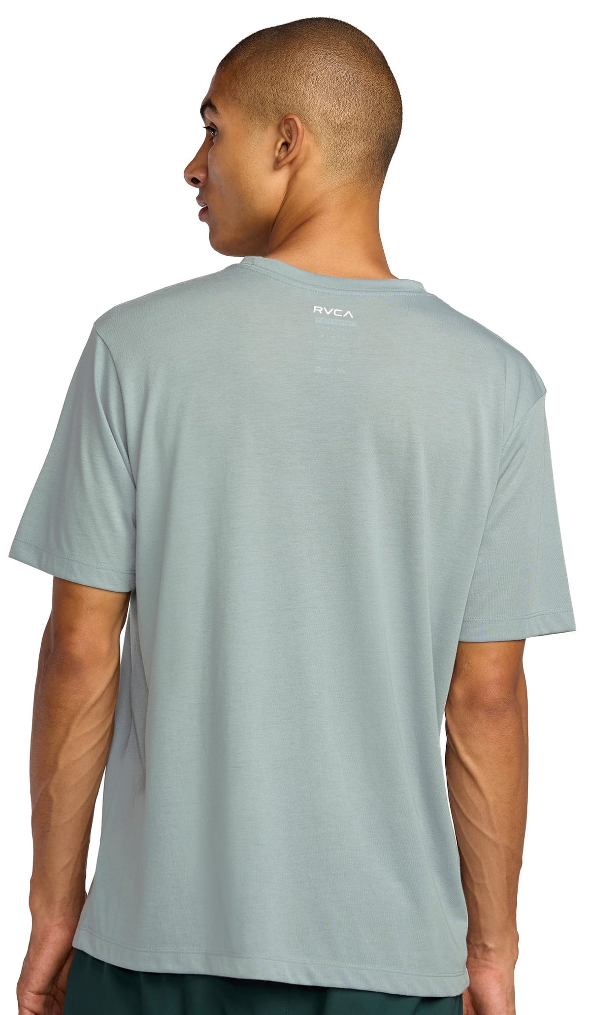 RVCA Circle Icon SS T-Shirt - Lead – back view
