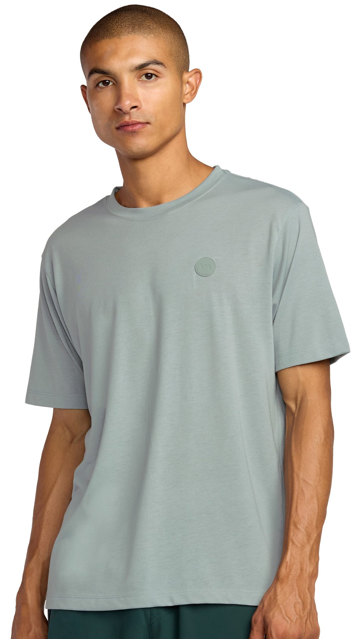 RVCA Circle Icon SS T-Shirt - Lead