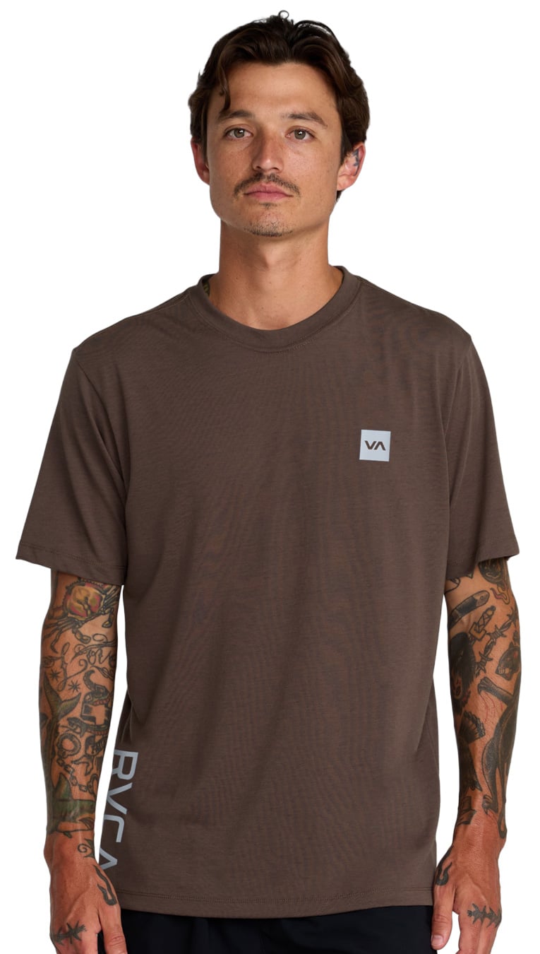 RVCA 2X SS Performance T-Shirt - Mocha