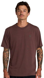 RVCA Circle Icon SS T-Shirt - Mocha