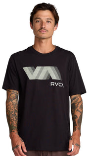 RVCA VA Blur Performance SS T-Shirt - Black