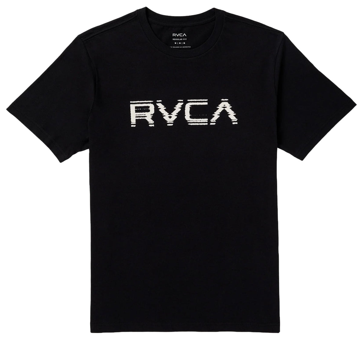 RVCA Big RVCA Glitch SS T-Shirt - Black
