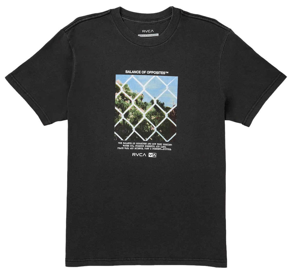 RVCA Thru View SS T-Shirt - Black