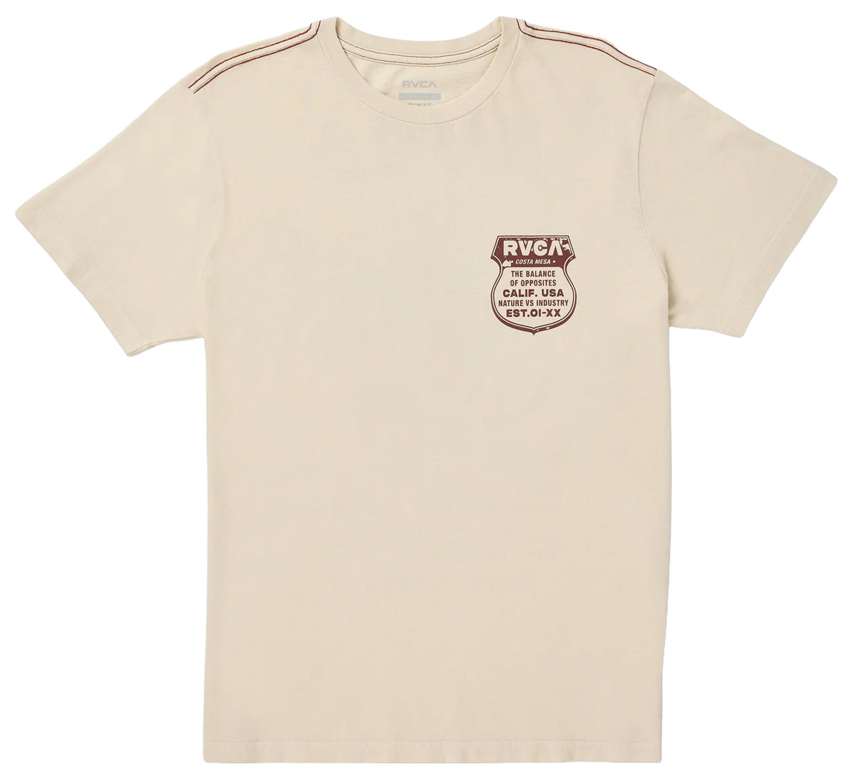 RVCA Ride Free SS T-Shirt - Ceramic