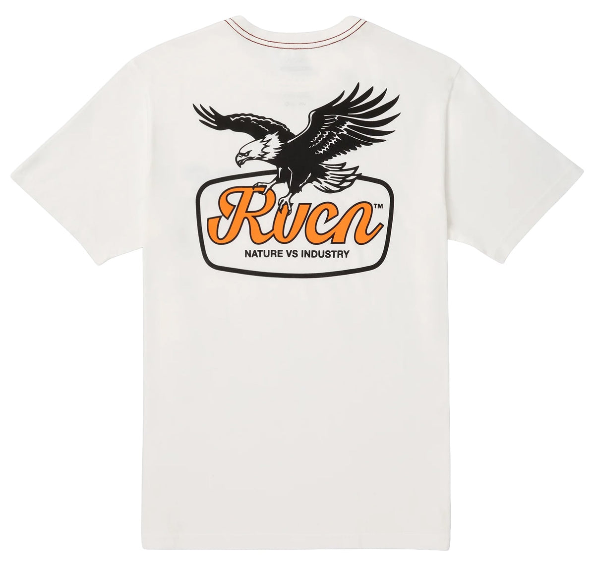 RVCA On Wings SS T-Shirt - Antique White – back view