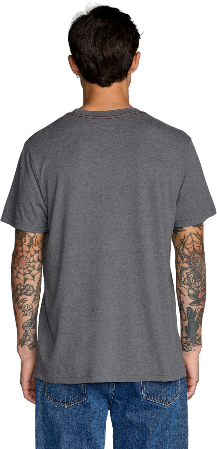 RVCA Harvester SS T-Shirt - Smoke – back view