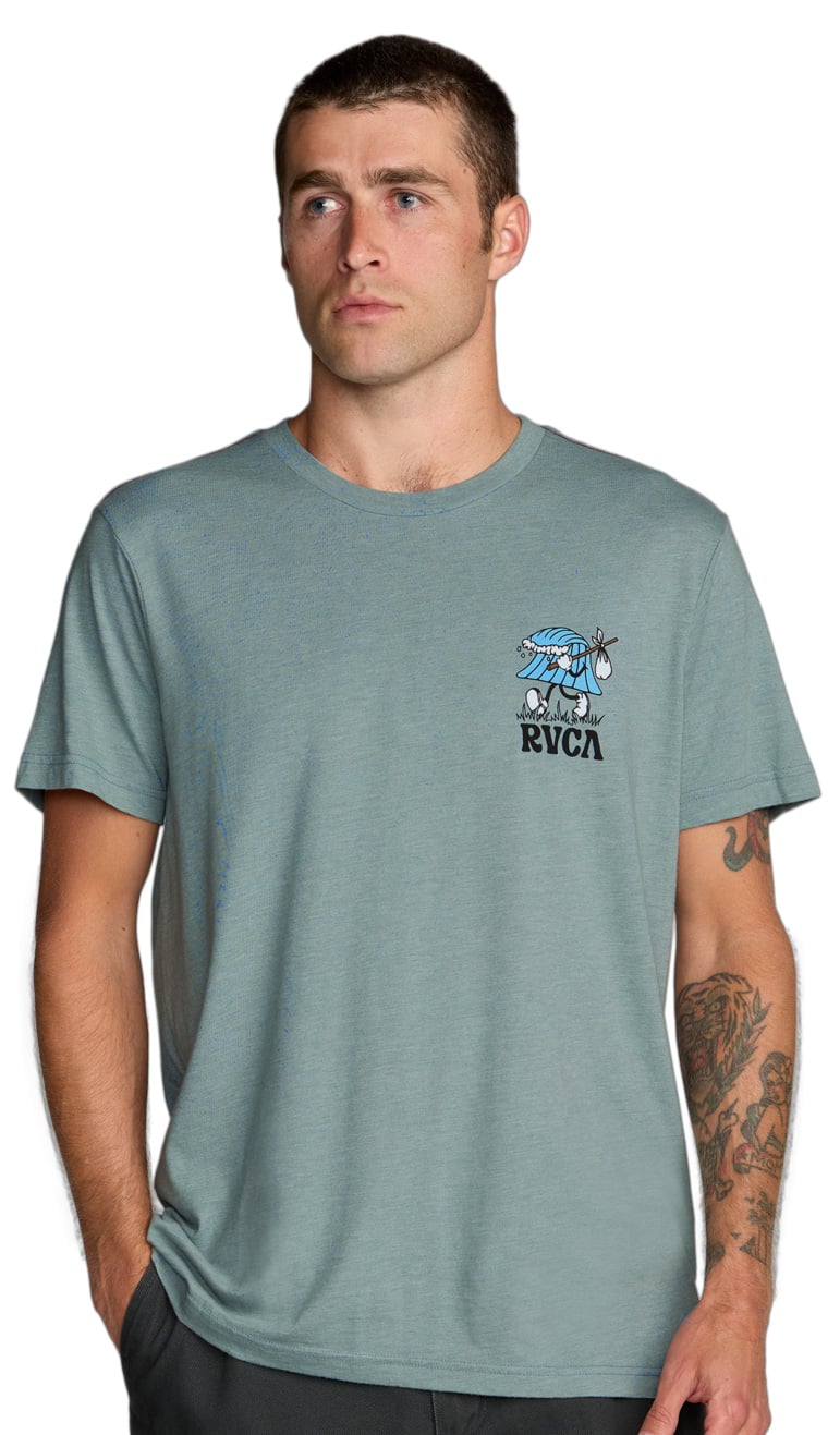 RVCA Keep Looking Men's Short Sleeve T-Shirt - Lead