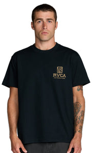 RVCA Palmgrove Men's Short Sleeve T-Shirt - Black