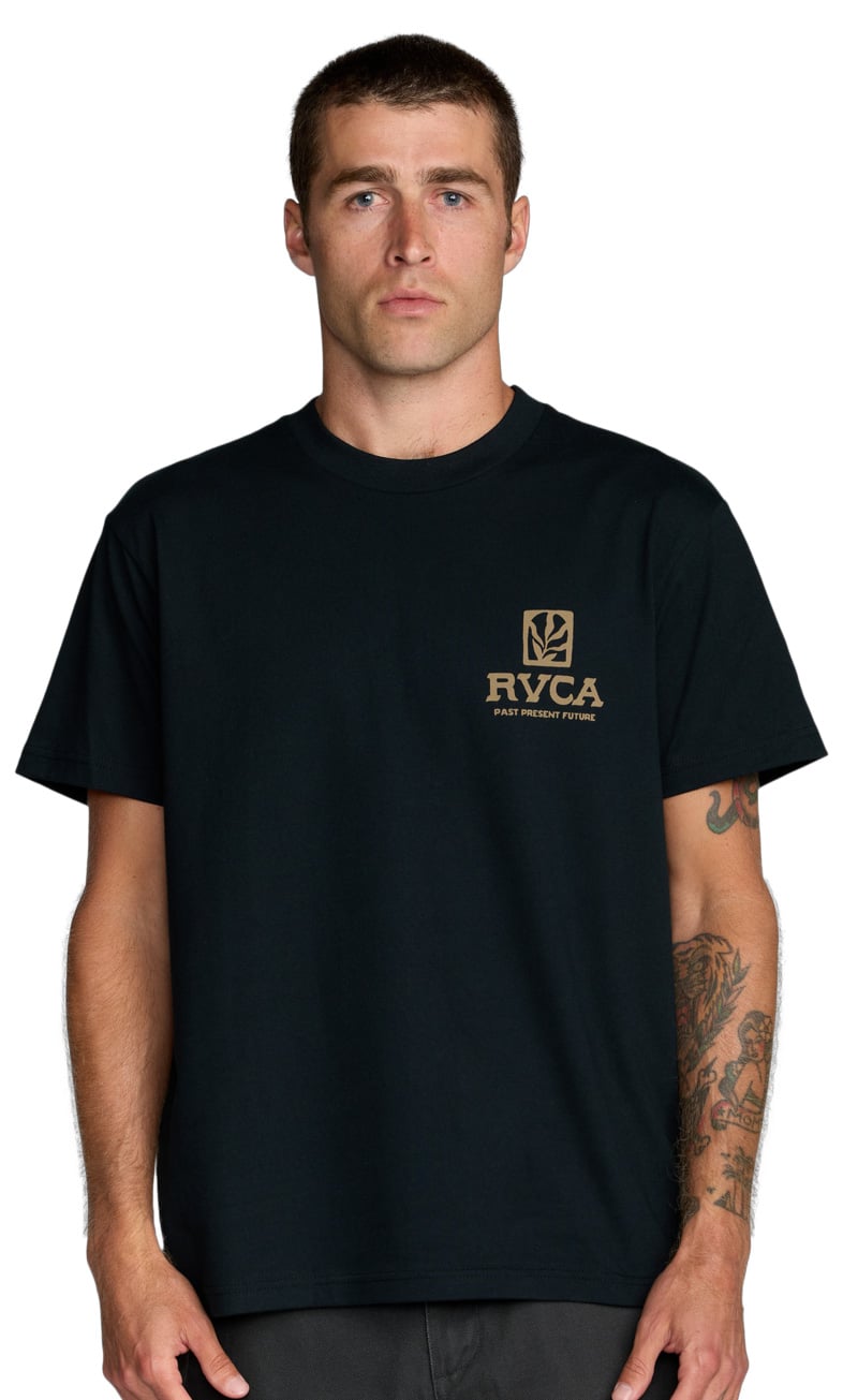 RVCA Palmgrove Men's Short Sleeve T-Shirt - Black