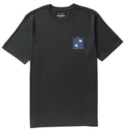 RVCA Men’s Balance Palms Hawaii Short Sleeve T-Shirt - Regular Fit, Pirate Black